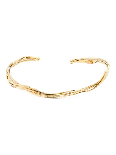 Blaklace Twill Necklaces In Gold