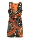 Blaklace Knot Paisley Dress In Multi