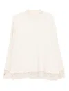 Blaklace Lace Trim Top In Neutral
