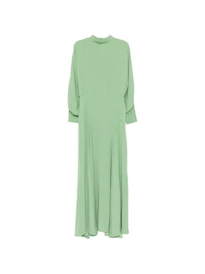 Blaklace Long-sleeve Dress In Green