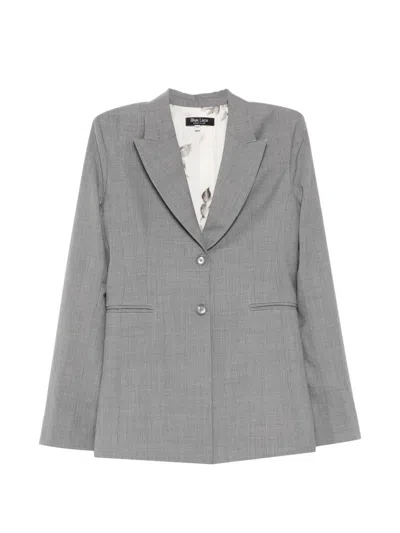 Blaklace Single-breasted Blazer In Gray