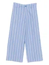 Blaklace Striped Trousers In Blue