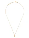 Blaklace Teardrop-pendant Necklace In Gold