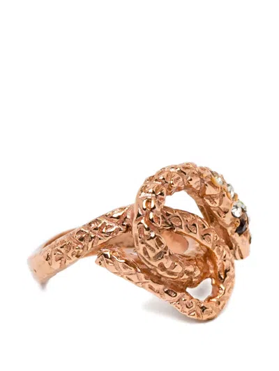 Blaklace Textured Snake Ring In Pink