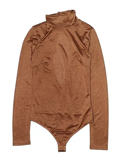 Pre-owned Blanc Bodysuit In Brown