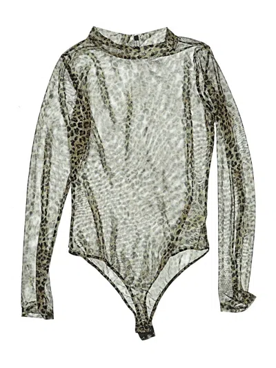 Pre-owned Blanc Bodysuit In Silver