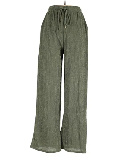 Pre-owned Blanc Casual Pants In Green