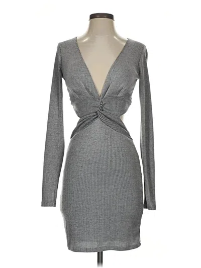 Pre-owned Blanc Cocktail Dress In Gray