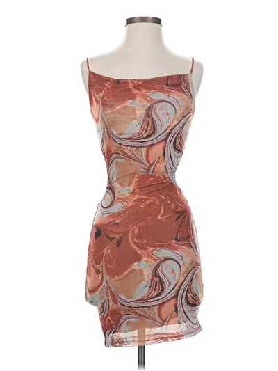 Pre-owned Blanc Cocktail Dress In Orange