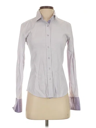 Pre-owned Blanc Long Sleeve Blouse In Purple
