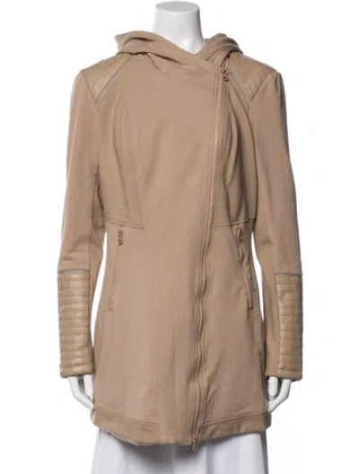 Pre-owned Blanc Noir Biker Jacket In Neutrals