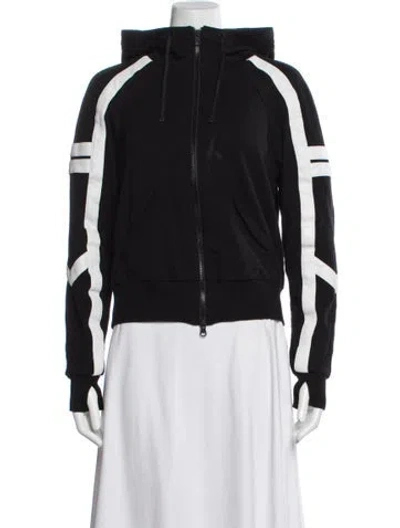 Pre-owned Blanc Noir Bomber Jacket In Black