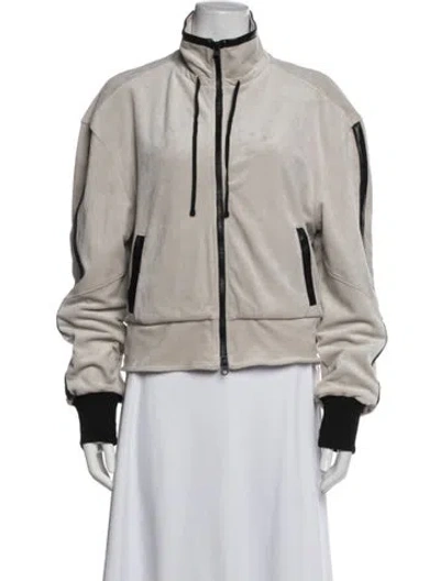 Pre-owned Blanc Noir Bomber Jacket W/ Tags In Neutrals