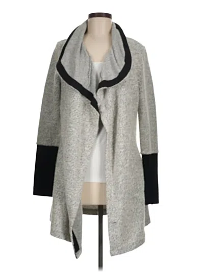 Pre-owned Blanc Noir Cardigan Sweater In Gray