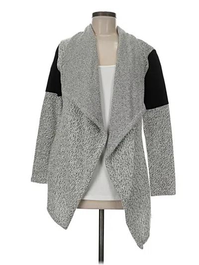 Pre-owned Blanc Noir Cardigan Sweater In Gray