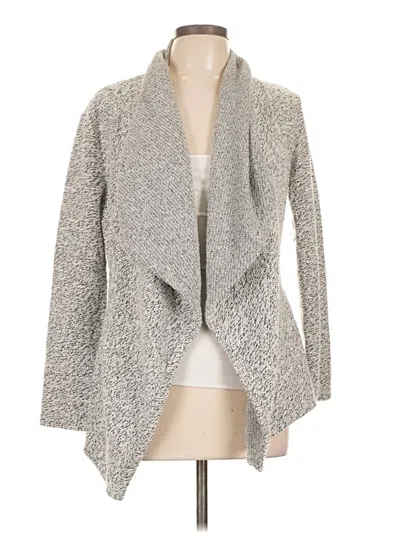 Pre-owned Blanc Noir Cardigan Sweater In Silver