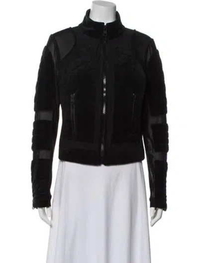 Pre-owned Blanc Noir Denim Jacket In Black