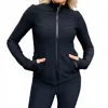 Blanc Noir Directional Fitted Jacket In Black In Black
