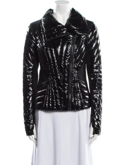 Pre-owned Blanc Noir Down Jacket In Black