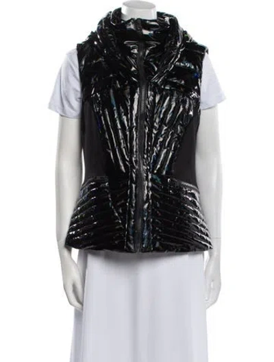 Pre-owned Blanc Noir Down Jacket In Black