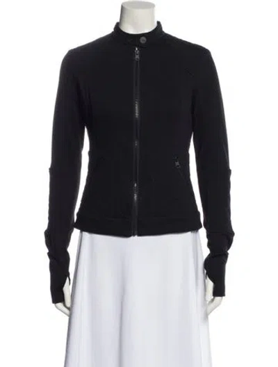 Pre-owned Blanc Noir Down Jacket In Black