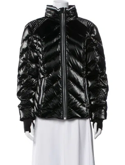 Pre-owned Blanc Noir Down Jacket In Black