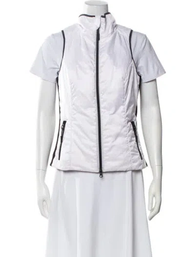 Pre-owned Blanc Noir Down Jacket In White