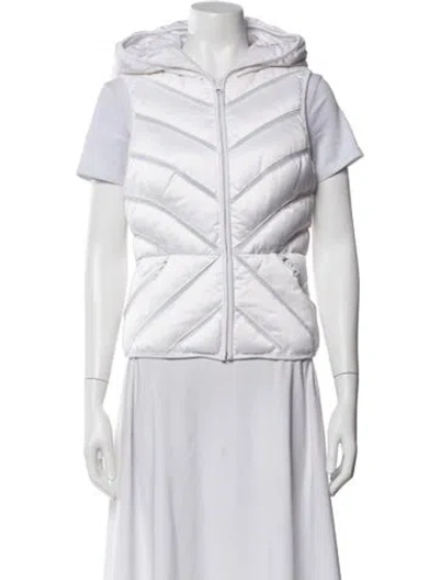 Pre-owned Blanc Noir Down Jacket In White
