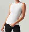 Blanc Noir Infinity Top In White In White