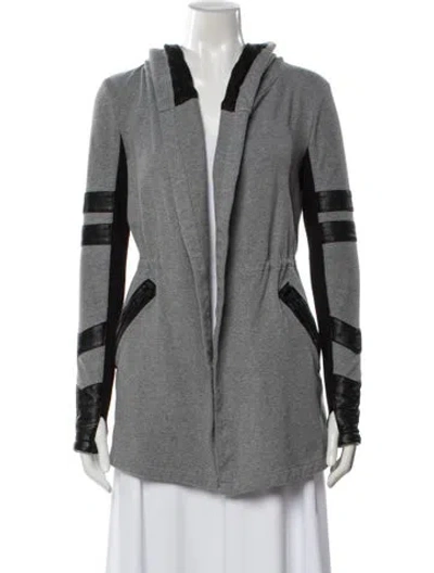 Pre-owned Blanc Noir Jacket In Gray