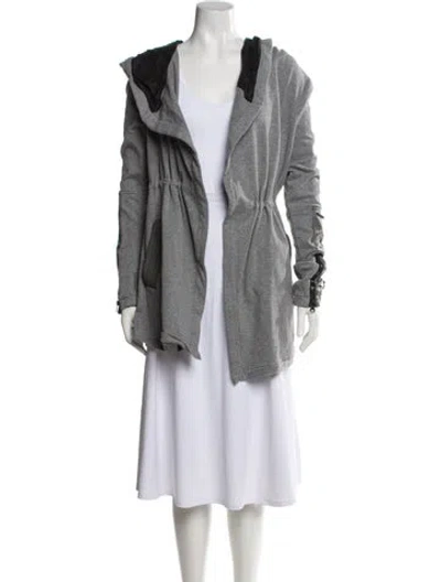 Pre-owned Blanc Noir Jacket In Gray