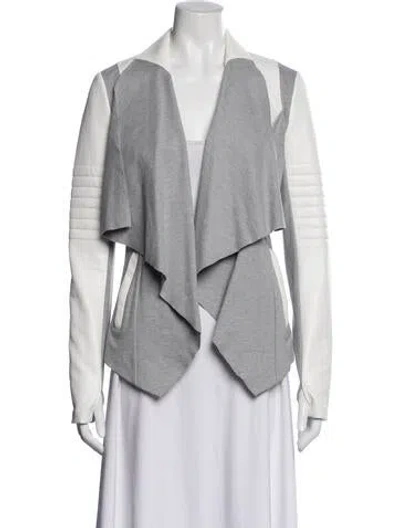 Pre-owned Blanc Noir Jacket In Gray