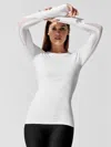 Blanc Noir L/s Magnetic Top In White