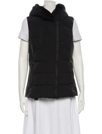 Pre-owned Blanc Noir Nylon Down Jacket In Black