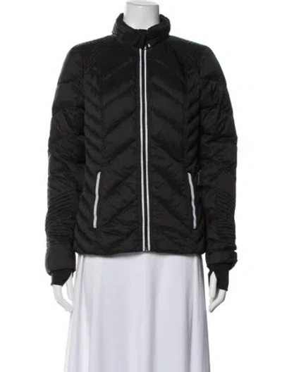 Pre-owned Blanc Noir Nylon Down Jacket In Black