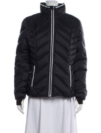 Pre-owned Blanc Noir Nylon Down Jacket In Black