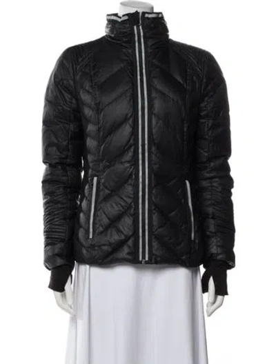 Pre-owned Blanc Noir Nylon Down Jacket In Blue
