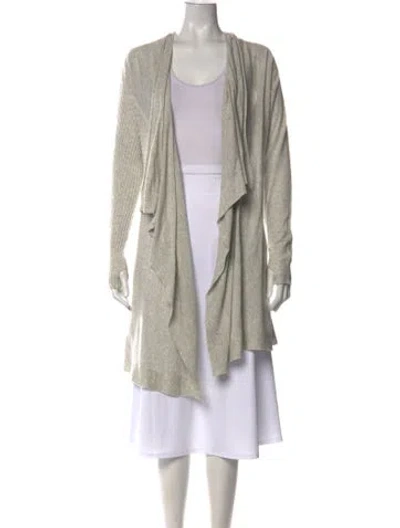 Pre-owned Blanc Noir Open Front Sweater In Multi