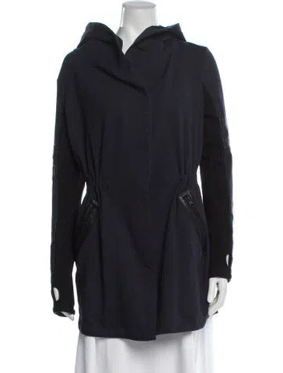 Pre-owned Blanc Noir Parka In Blue