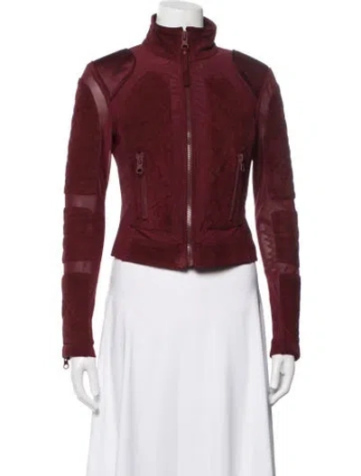Pre-owned Blanc Noir Patterned Jacket In Red
