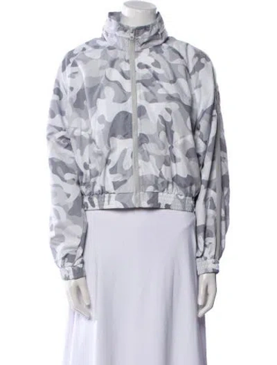 Pre-owned Blanc Noir Printed Jacket In White