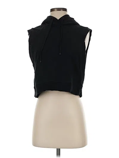 Pre-owned Blanc Noir Pullover Hoodie In Black