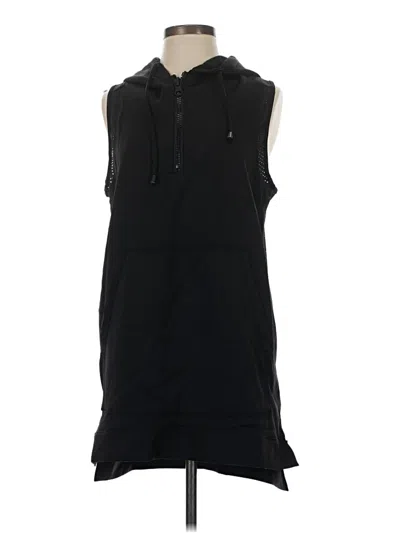 Pre-owned Blanc Noir Pullover Hoodie In Black