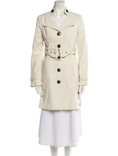 Pre-owned Blanc Noir Trench Coat W/ Tags In Neutral