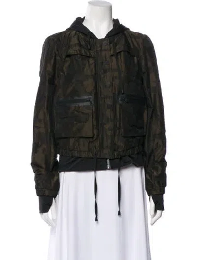 Pre-owned Blanc Noir Utility Jacket In Green