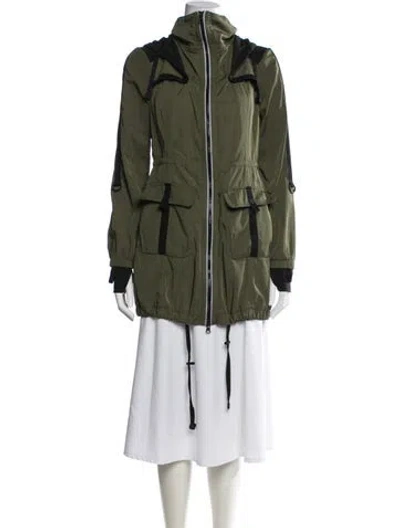 Pre-owned Blanc Noir Utility Jacket In Green