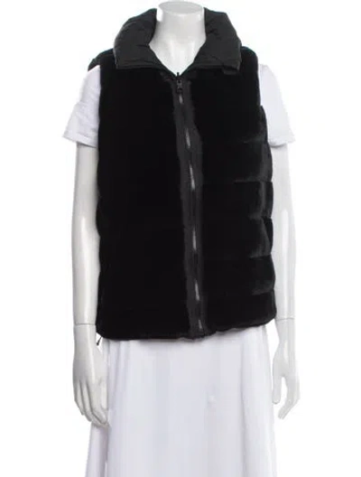 Pre-owned Blanc Noir Vest In Black