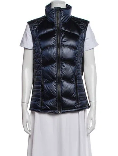 Pre-owned Blanc Noir Vest In Blue