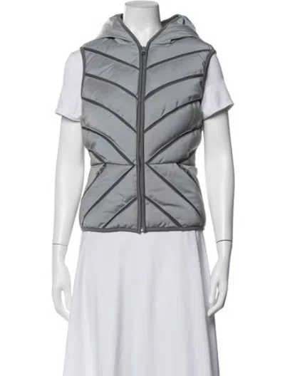 Pre-owned Blanc Noir Vest In Metallic/silver