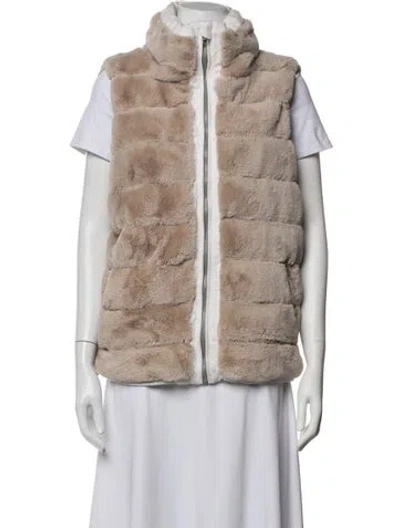 Pre-owned Blanc Noir Vest In Neutrals